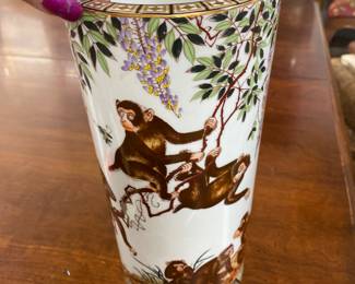 ANOTHER VIEW OF THE MONKEY VASE
