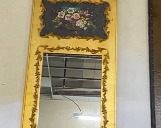 beautiful trumeau style mirror