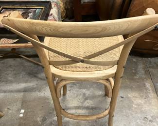 the back of the bar chairs