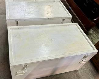 Huge US Army Signal Corp chests