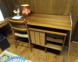 Mid Century Desk with chair