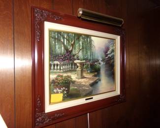 Thomas Kinkade 'The Hour of Prayer' 458/3450 S/N 18x24 on canvas