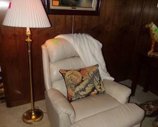 Lane leather recliner