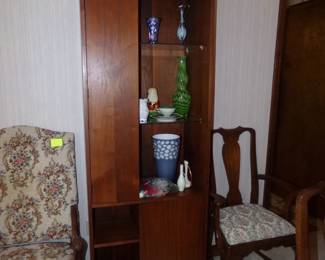 Mid Century Teak display cabinet with storage.