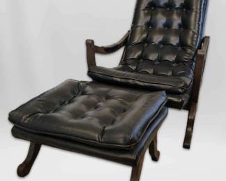  009 MCM Lounge Chair With Ottoman