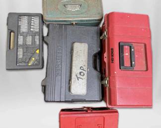 Craftsman Socket Set, Three Toolboxes And More Tools