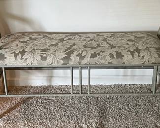 Padded Metal Bench