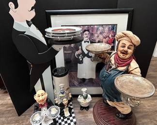 Chef Waiter Kitchen Decor