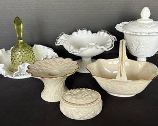 Fenton Hobnail Lenox Glassware 