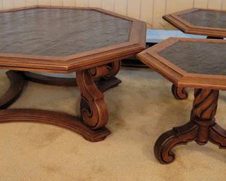 MidCentury Coffee Table And Matching Side Tables