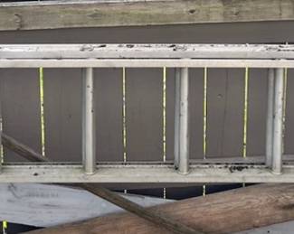 Louisville Brand Metal Ladder