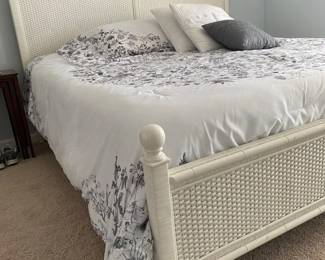 king bed with mattress and box springs