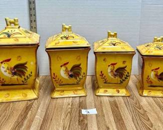 4pc Kitchen Canisters