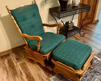 Glider with Ottoman 38.5 Tall