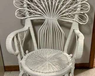 Wicker Chair 46 Tall