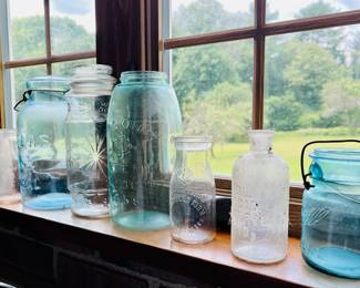 Antique & vintage glass bottles