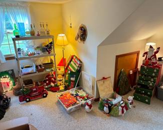 Estate sale in Pelham Massachusetts Saturday August 31 featuring Christmas collectibles