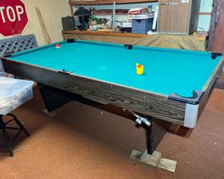 Pool Table, Pool cues, balls, more