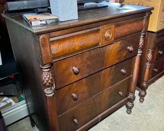 Drawers with Carved pineapples  by Berkey & Gay Furniture