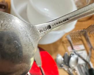 Sterling silver spoon stamped STERLING