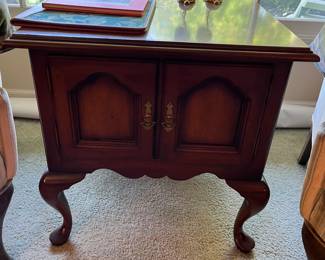 Chest/side table by Columbia Mfg. Co. (Louisville, KY).