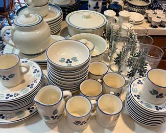 Pfaltzgraff dinnerware.