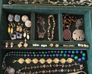 Nice selection of costume jewelry.