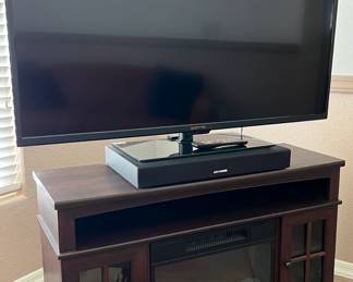 Electric Fireplace, Sceptre TV, Art+Sound Sound Bar