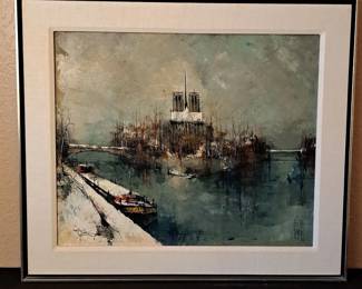 Painting Of Harbor