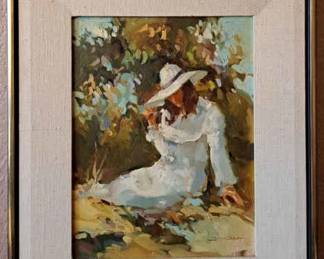 In Her Wedding Dress by Ted Goerschner