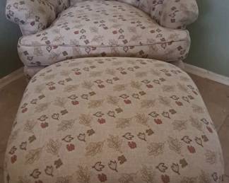 Spinner Chair And Ottoman 