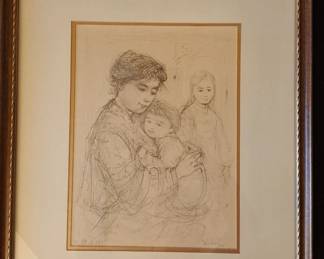 Susan And Children By Hibel