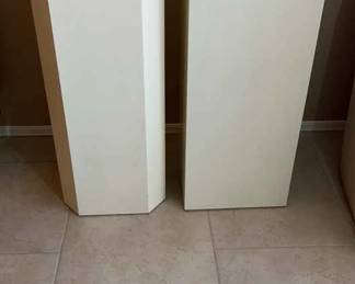 Pair of Large, Heavy, Display Stands 