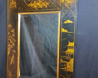 Asian Deco Art Mirror 