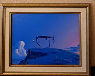 Painting By Delaena Uses Knife