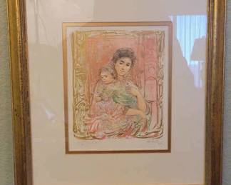 Hibel Willa Chris Lithograph