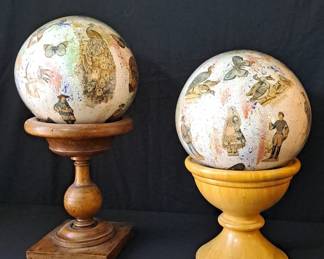 French Glass Globe 