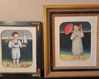 Benjamin Dominguez Two Paintings