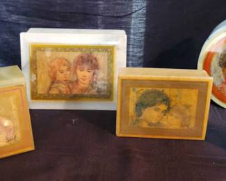 Edna Hibel Jewlery Boxes 