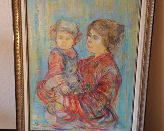  039 Edna Hibel Original Plus Book