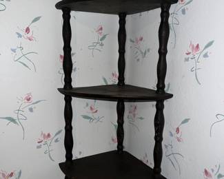 Wood Corner Figurine shelf