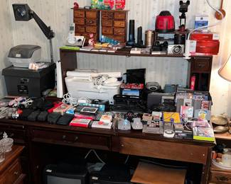 Office desk & Office supplies 