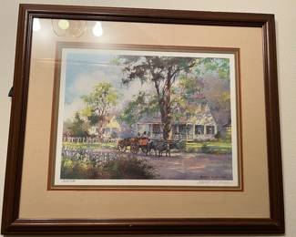 Signed & numbered Robert Rucker print