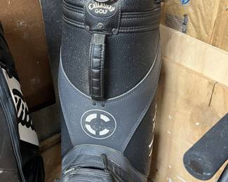 • Callaway Golf bag • Golf clubs