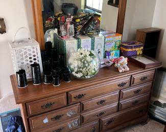 Large dresser with mirror