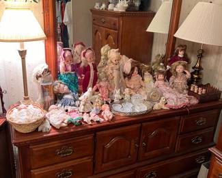 Large dresser with mirror