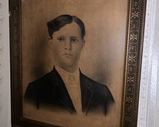 • Large Antique Framed Photograph 