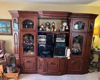Large solid wood Entertainment Cabinet