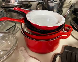 • Enameled Cast iron cookware
