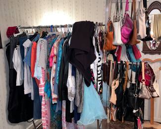 Many clothes & Purses